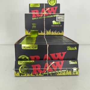 RAW Organic Hemp King Size Slim Black